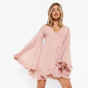 NWT Pink Chiffon Dress